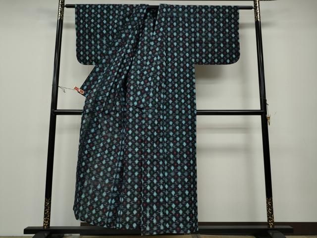 平和屋着物○久留米絣 単衣 吉祥文 綿 逸品 CAAX4409ut - メルカリ