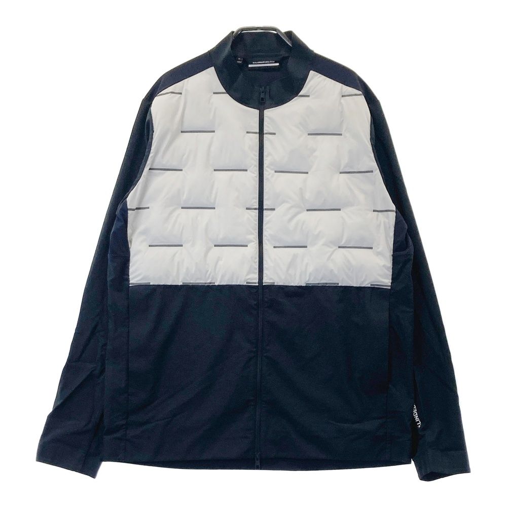サイズ XL J.LINDEBERG ジェイリンドバーグ 中綿切替 ジップジャケット ブラック系 240101484235 ゴルフウェア メンズ ストスト