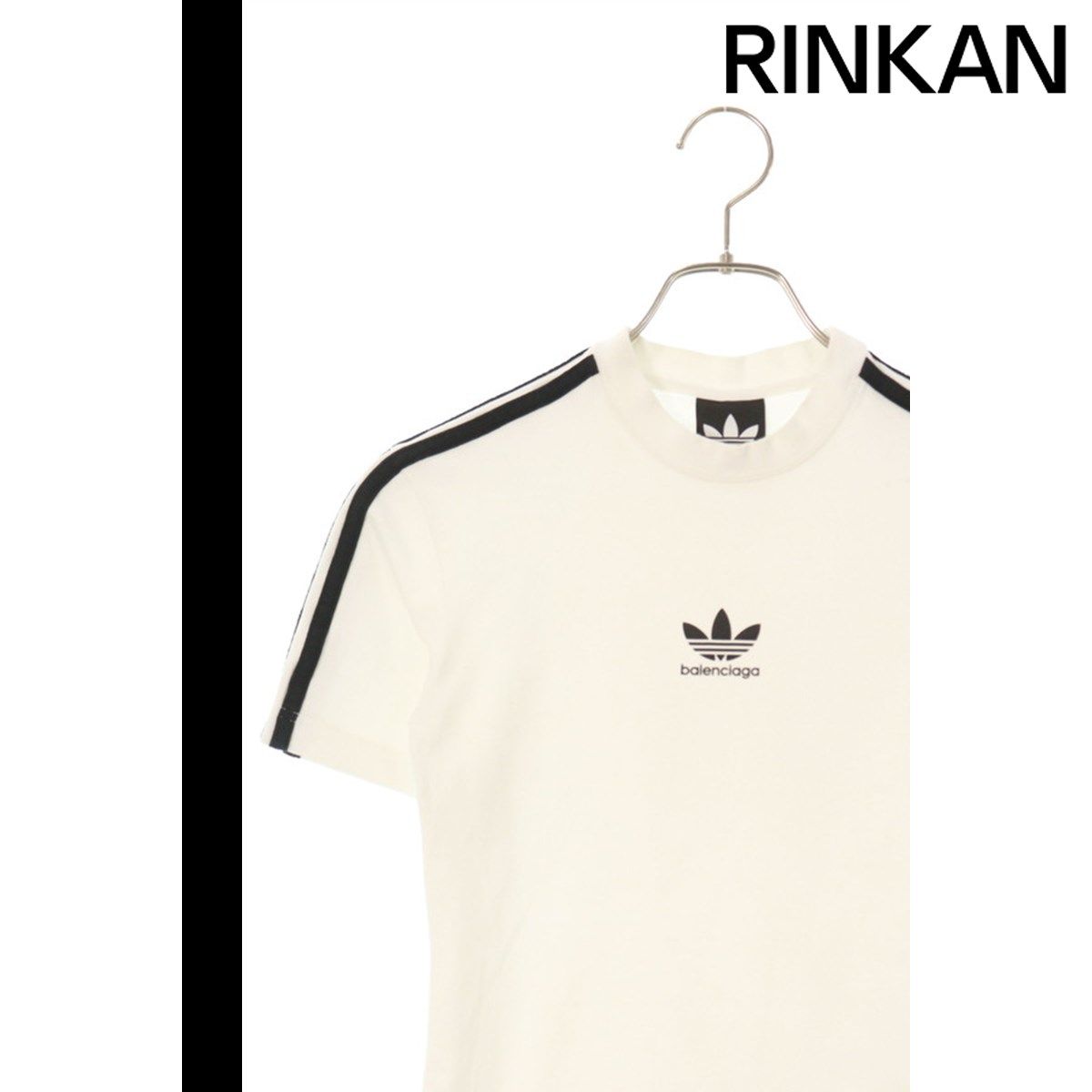 バレンシアガ ×アディダス adidas 723782 TNVP2 ロゴプリントTシャツ  