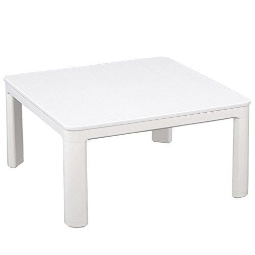 新着商品 一人暮らし 正方形 天面リバーシブル 75cm 中間入切スイッチ テーブル こたつ ホワイト カジュアル SEU-752 W 山善