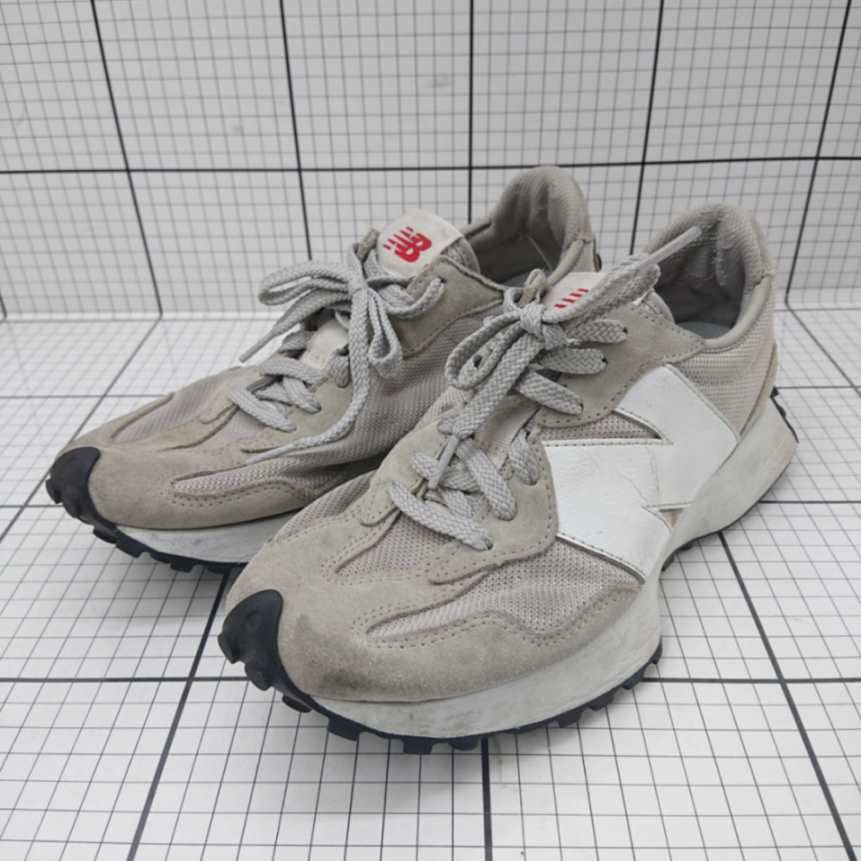 ◇ Θ New Balance 327 スニーカー グレー系×ホワイト系 26cm