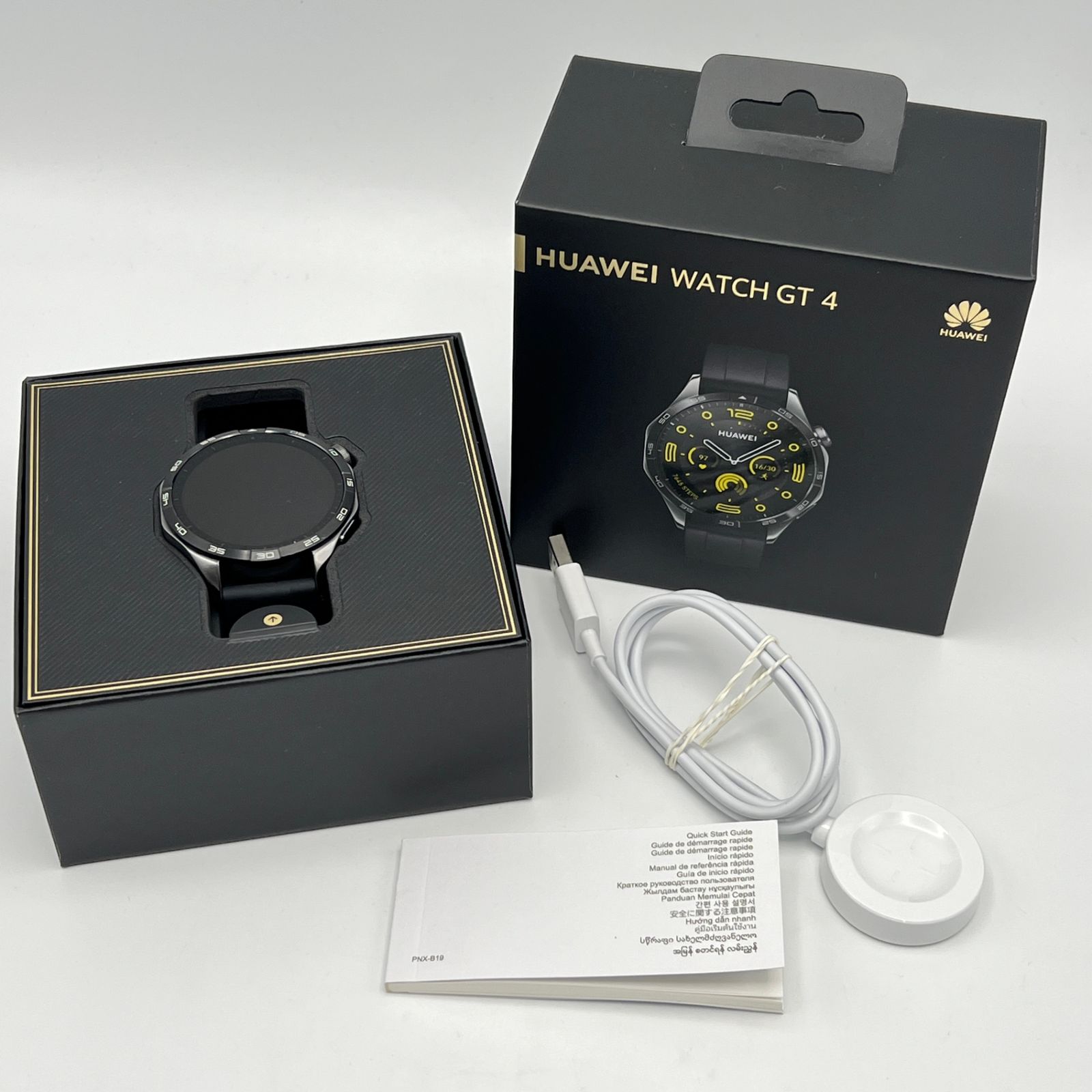 HUAWEI WATCH GT4 46mm PNX-B19 人気 ブラック スマートウォッチ
