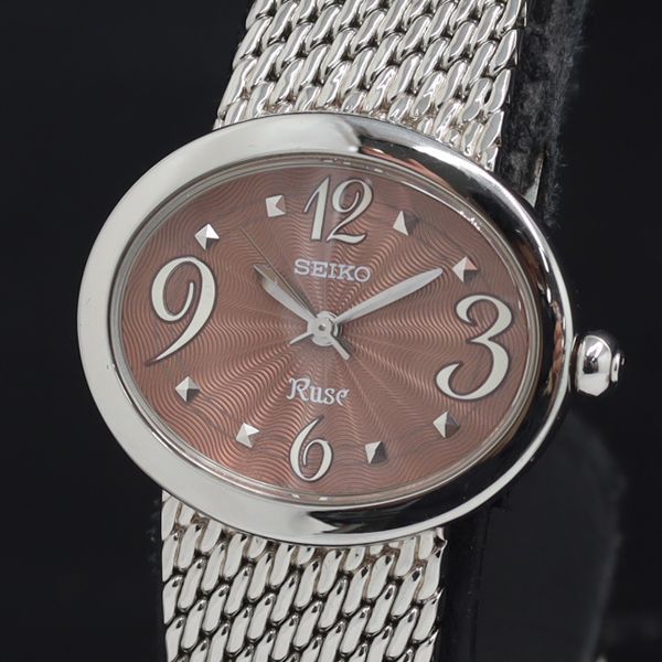 稼働/良品】SEIKO クオーツ 1N01-0FG0 Ruse ブラウン系 - メルカリ