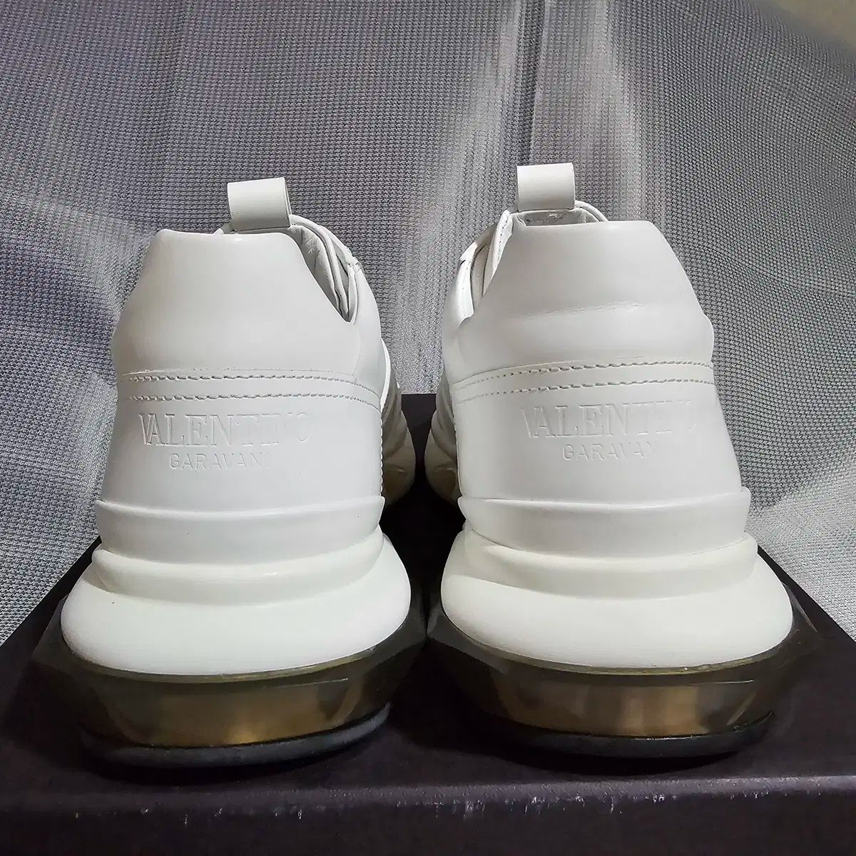 EU40 5 : 255) Valentino ヴァレンティノ V ロゴ バウンス スニーカー