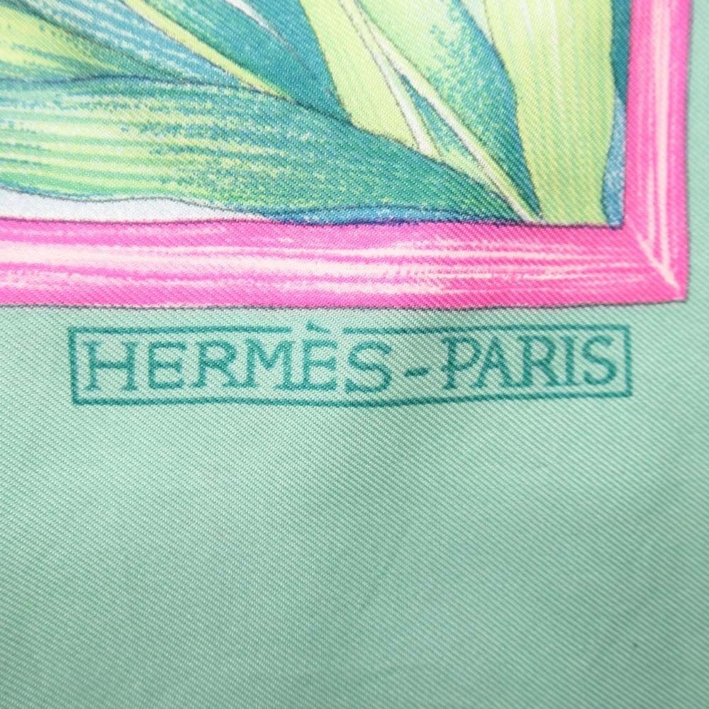 美品 HERMES エルメス カレ 90 スカーフ GIVERNY モネの庭