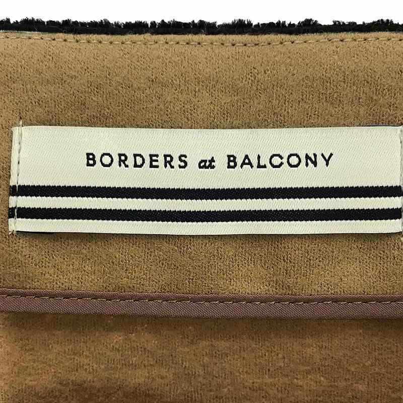 美品】 BORDERS at BALCONY / ボーダーズアットバルコニー | メルトン 