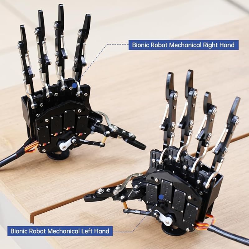 ロボットハンド5本指単独運動バイオニックロボット機械アームDIY -