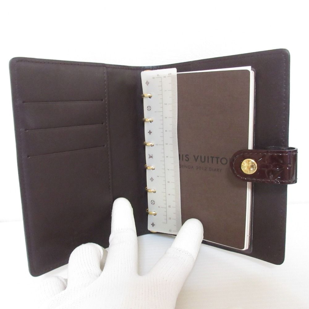 美品 LOUIS VUITTON ルイヴィトン モノグラム ヴェルニ アジェンダPM 6