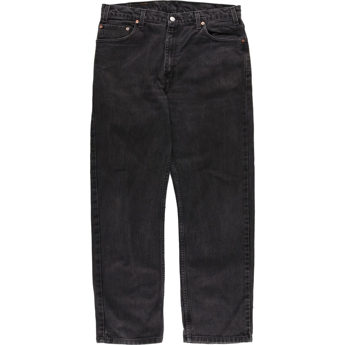 古着 00年代 リーバイス Levi's 505 REGULAR FIT STRAIGHT LEG ブラックデニム テーパードデニムパンツ メンズw36相当/evb006836