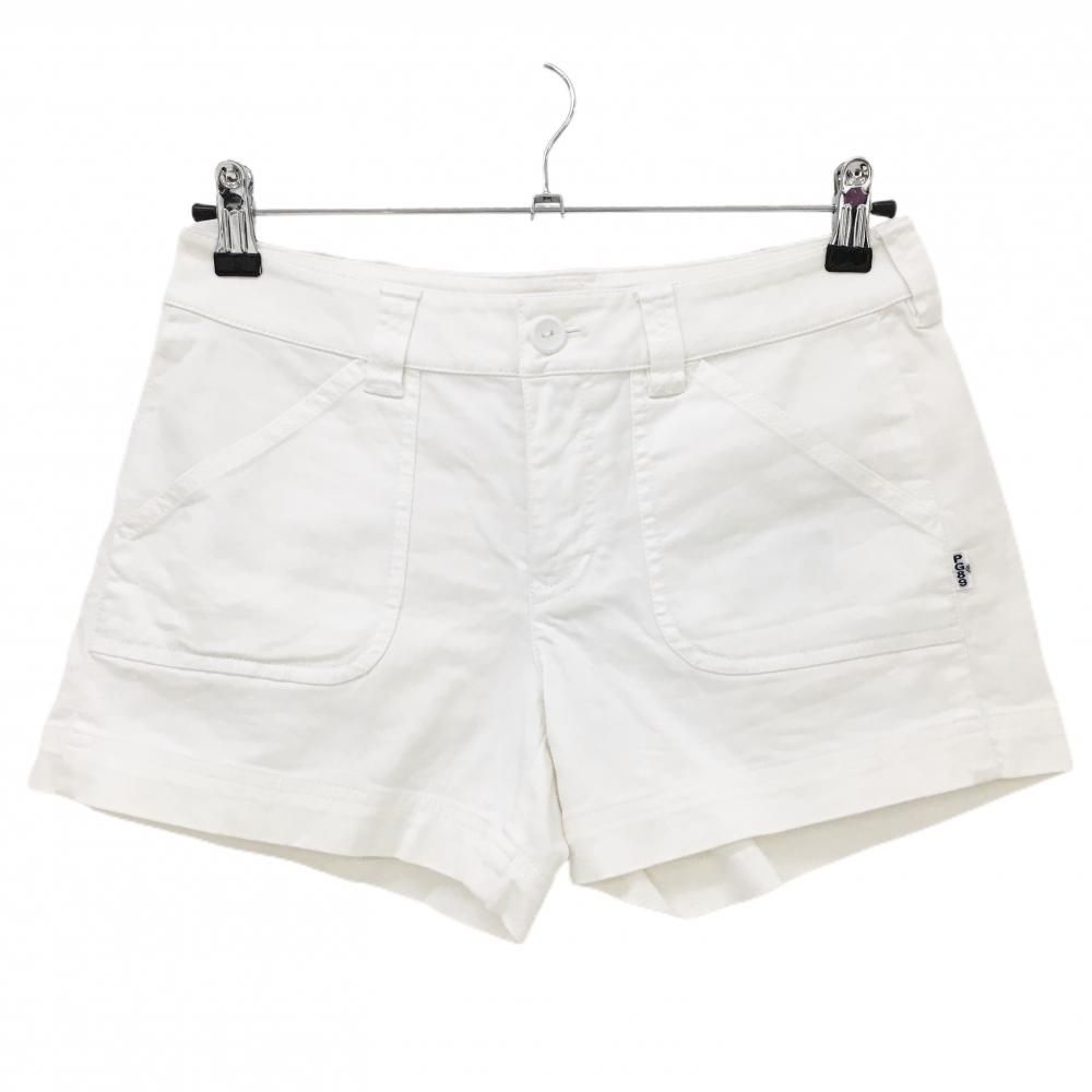 パーリーゲイツ ショートパンツ 白 シンプル レディース 0(S