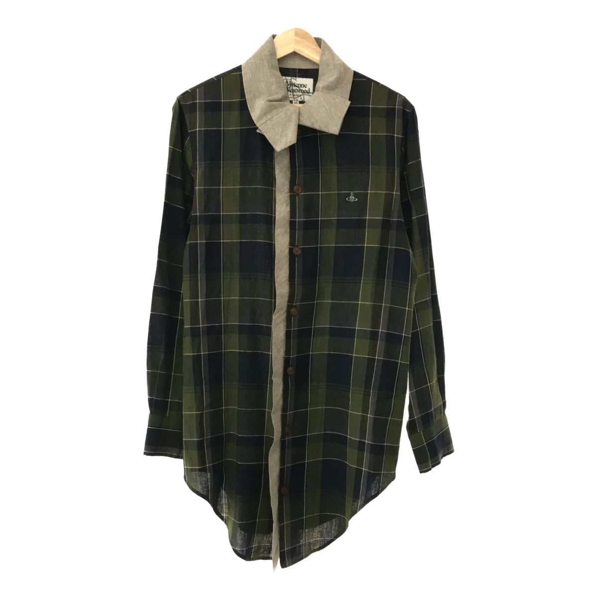 Vivienne Westwood MAN 18SS 変形襟チェックシャツ - メルカリ