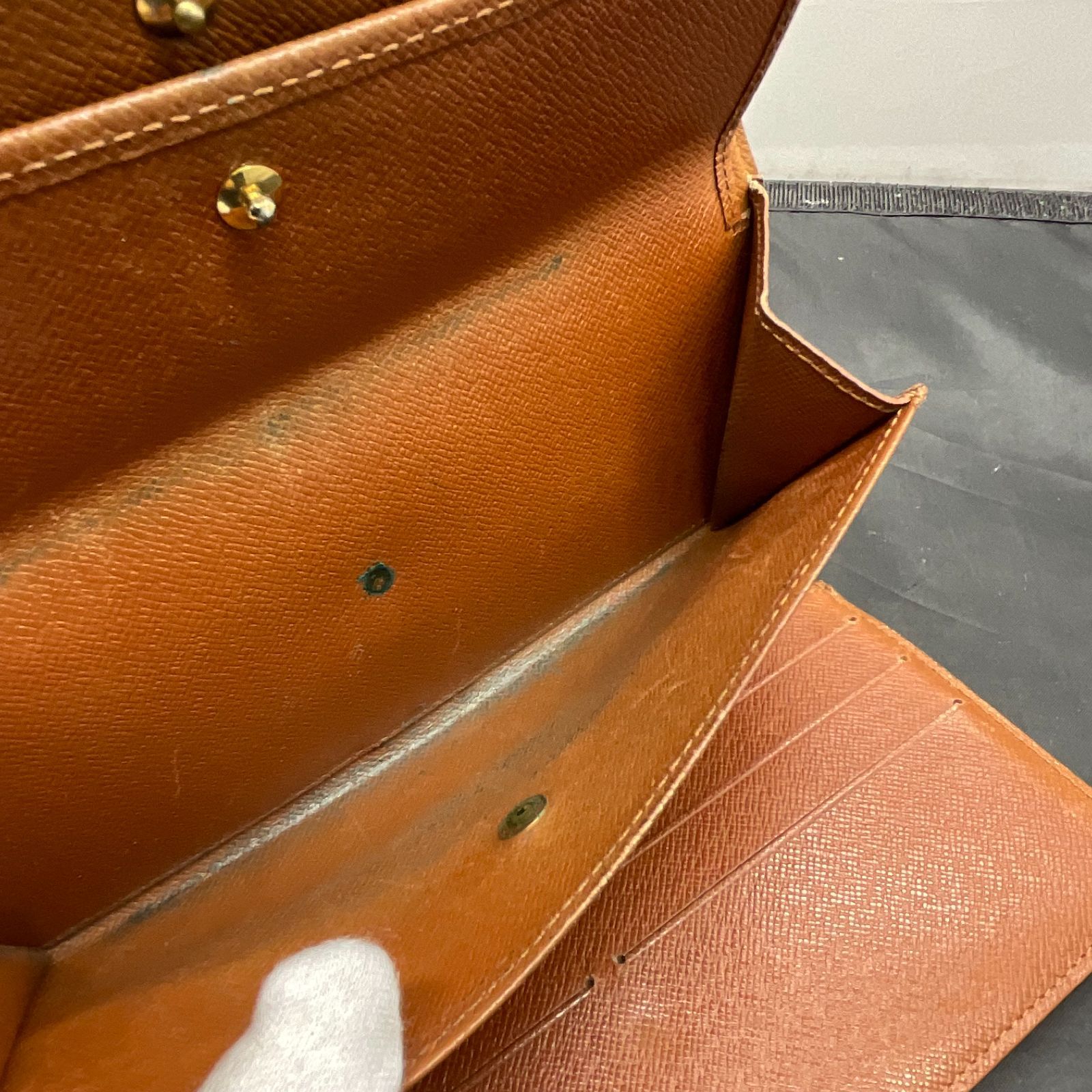 LOUIS VUITTON ジッパープリントミニワンピース ルイヴィトン 財布 モノグラム ポルトトレゾール
