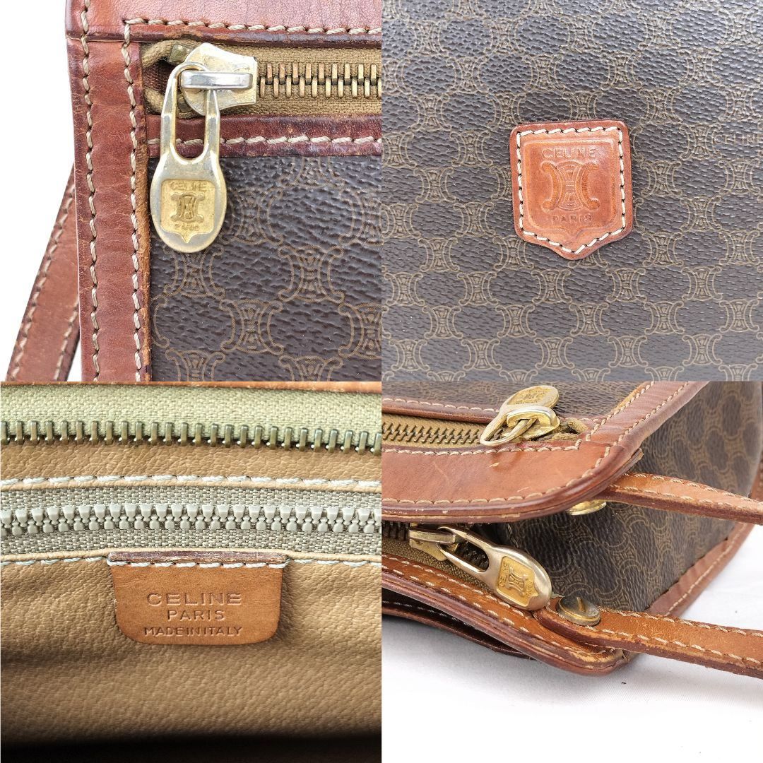 ◆良品◆ CELINE クラッチバッグ マカダム トリオンフロゴ セリーヌ クラッチバッグ セカンド バッグ トリオンフマーク