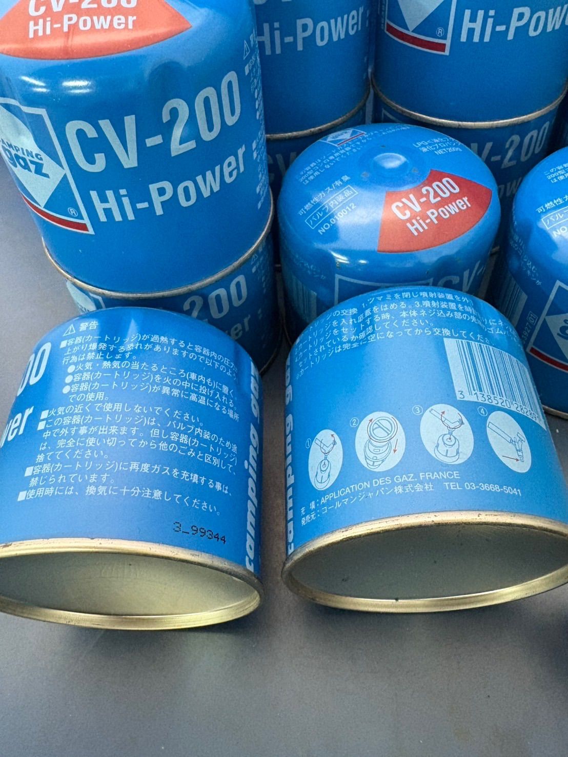 キャンピングガス CV200 CT200 8個セット 高品質 2025年最新