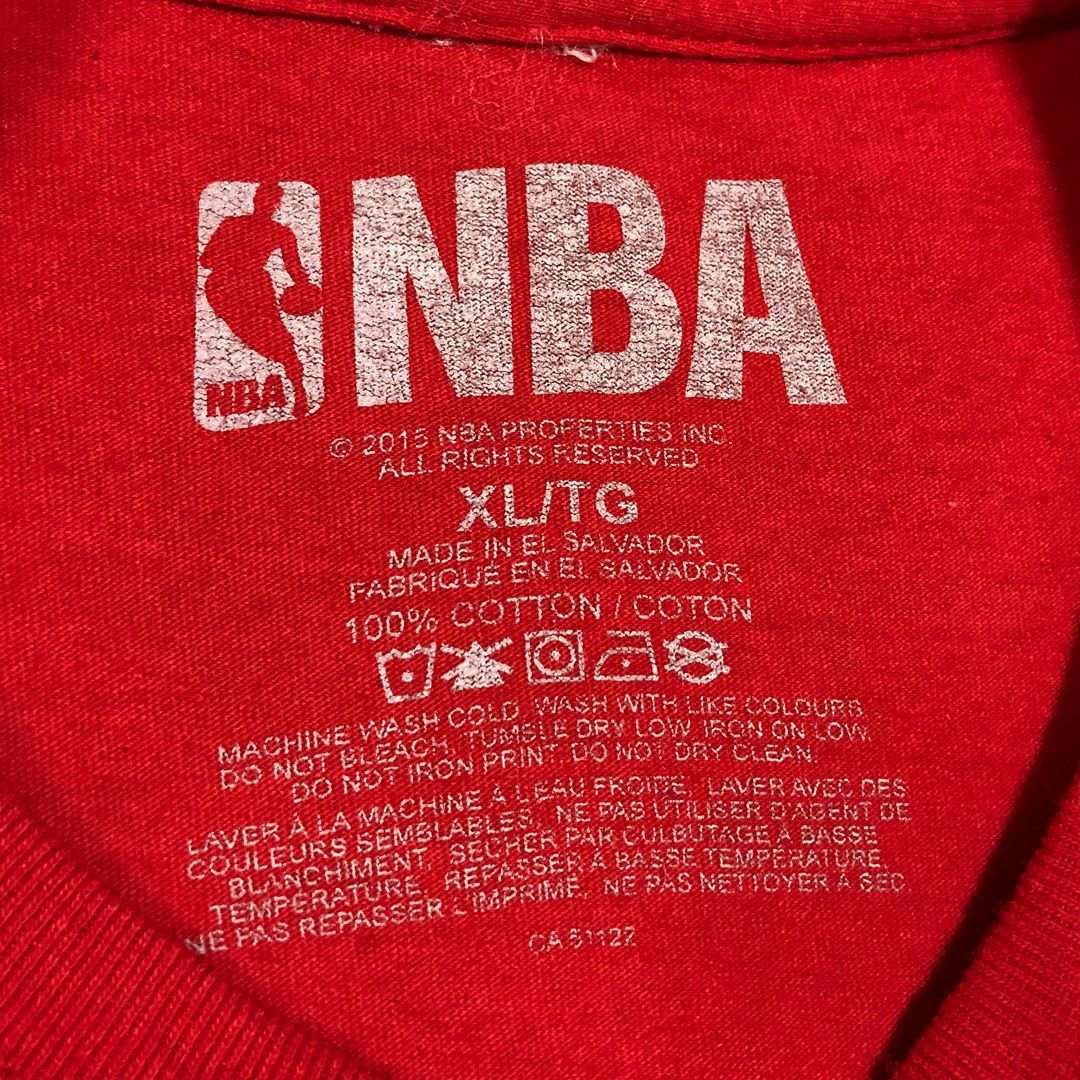 NBA トロント・ラプターズ ロゴ プリント Tシャツ レッド XL バスケ