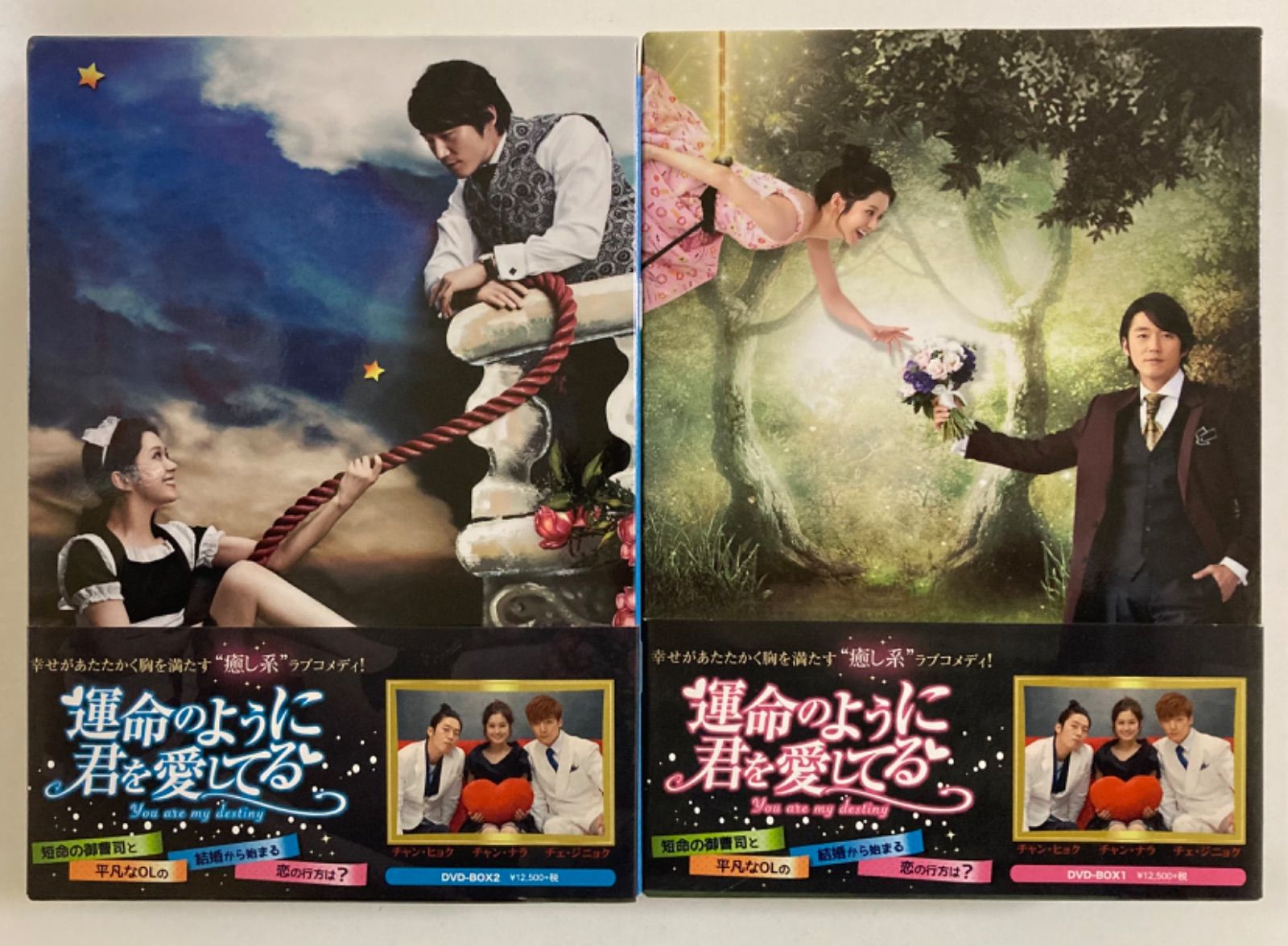 【韓国ドラマ】運命のように君を愛してる DVD BOX 1&2セット Amazon.co.jp: 運命のように君を愛してるシンプルDVD-BOX(10枚組