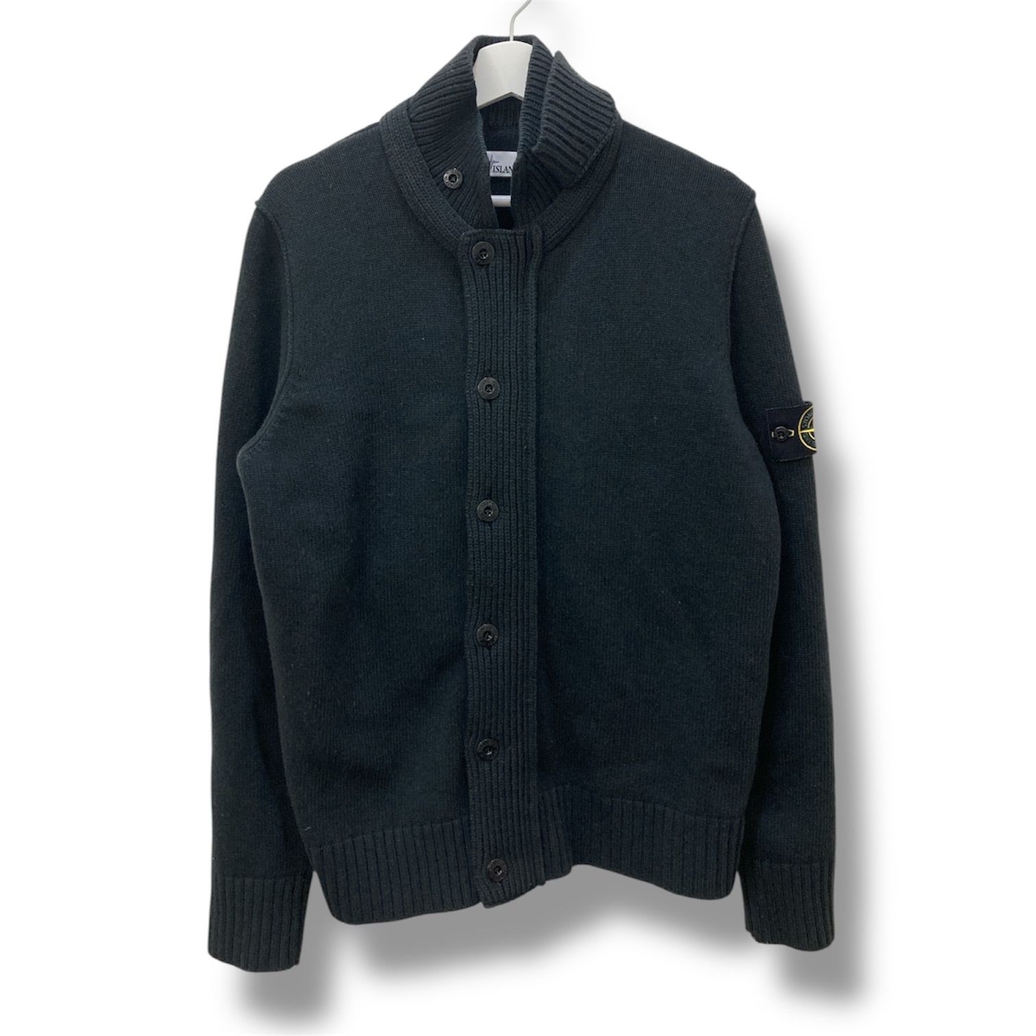 STONE  ストーンアイランド スタンドカラー ニットカーディガン STONE ISLAND ストーンアイランド スタンドカラーニットカーディガン