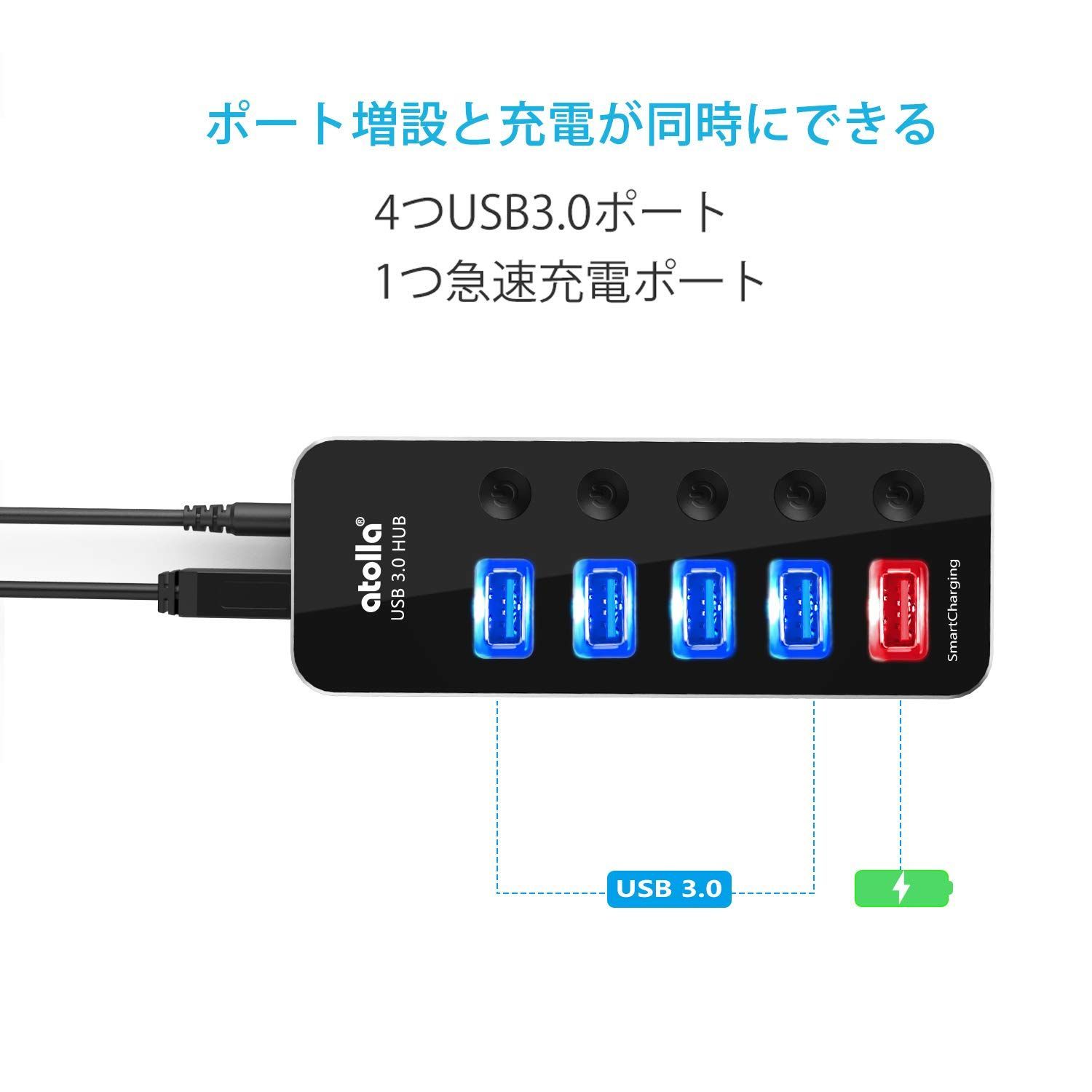 良好品】 ROSONWAY USB ハブ 3.1 Gen2 13ポートアルミ製 econet.bi