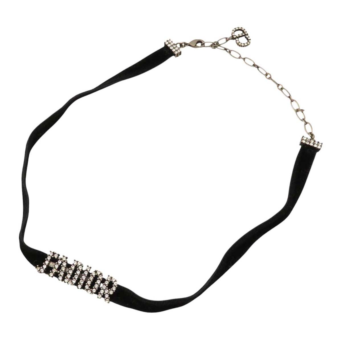 Dior ディオール ベロアチョーカー Dior - 【美品】クリスチャンディオール J'ADIOR ベロア