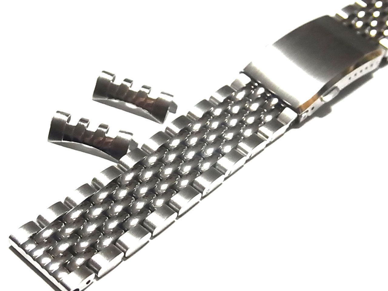 ライスブレス 7連無垢 高級シングルバックル スクリューピン 2WAY