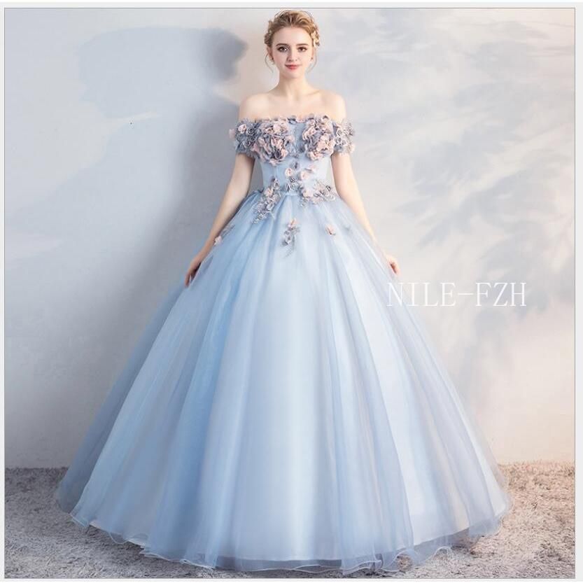 ドレス パーディードレス ロングドレス オフショルダー 二次会 Aラインワンピ 花嫁 ブライダルドレス 結婚式 披露宴 演奏会3.6LYC361135春の新生活 kkkhft