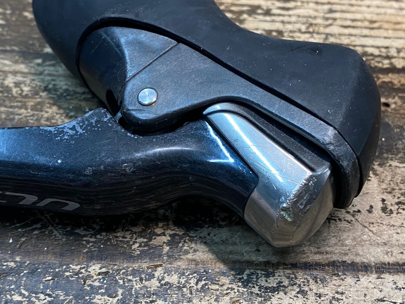 JI380 シマノ SHIMANO アルテグラ ULTEGRA ST-6800 STIレバー 2x11S 錆 ワイヤー穴削れのためジャンク BRIGHTFACE_UK