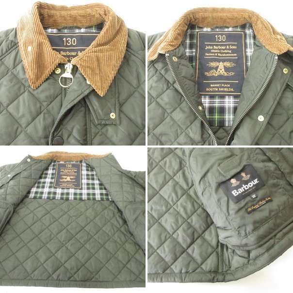 バブアー Barbour 美品 130周年記念モデル TRANSPORT QUILTED JACKET 