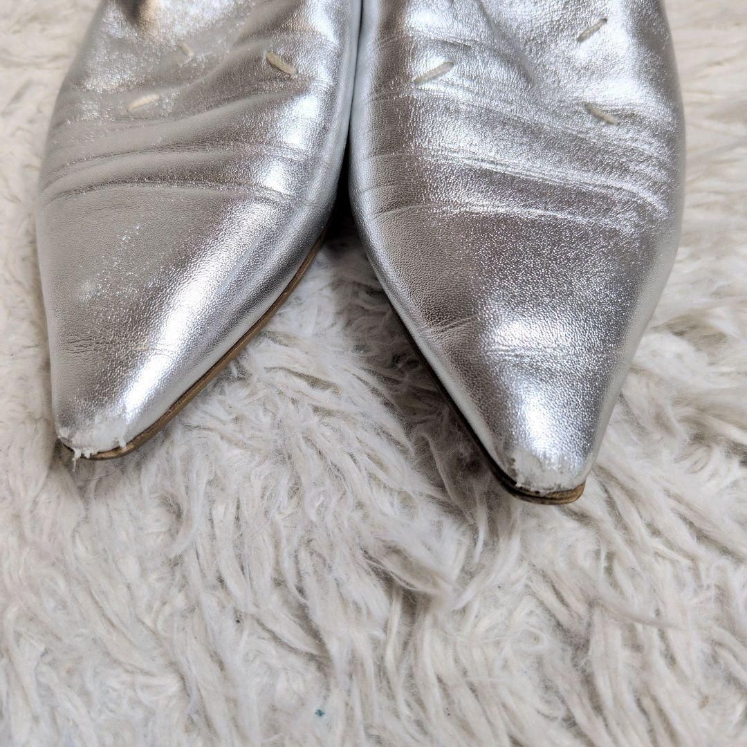 人気 Maison Margiela メゾンマルジェラ ポインテッドトゥスリッポン モカシン 4ステッチ 36 参考低価121 000円 パンプス ローファー ローヒール バレエシューズ 結婚式 二次会 式典 セレモニー パーティー WWW_MORNINGWALKER_COM