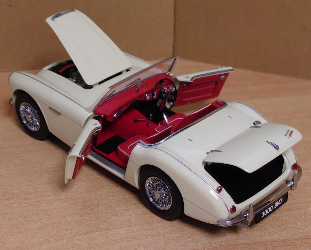 1/18 オースチンヒーレー3000 ホワイト Austin Healey 京商 京商 ミニカー | 京商 オリジナル 1/18 オースチン ヒーレー