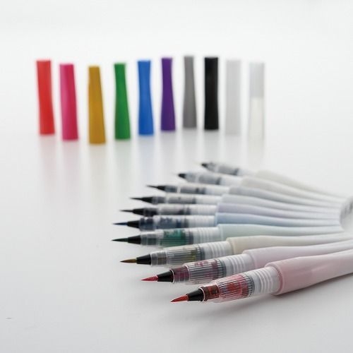 まとめ 呉竹 カラー筆ペン ZIG メモリーシステム ウインク オブ ステラ ブラッシュ II GL.SILVER DAI151-102S ×18セット