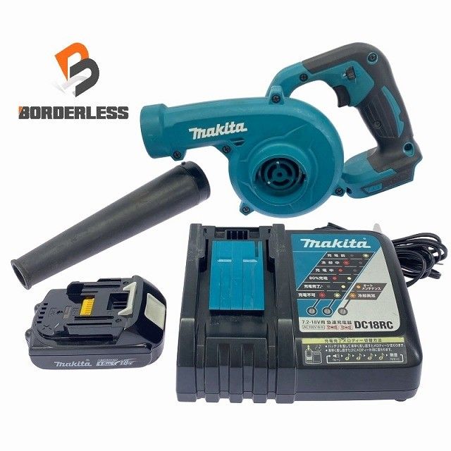 比較的 makita マキタ 18V 充電式ブロワー UB185D 本体＋ノズル付 コードレス バッテリー式 ブロアー 送風機