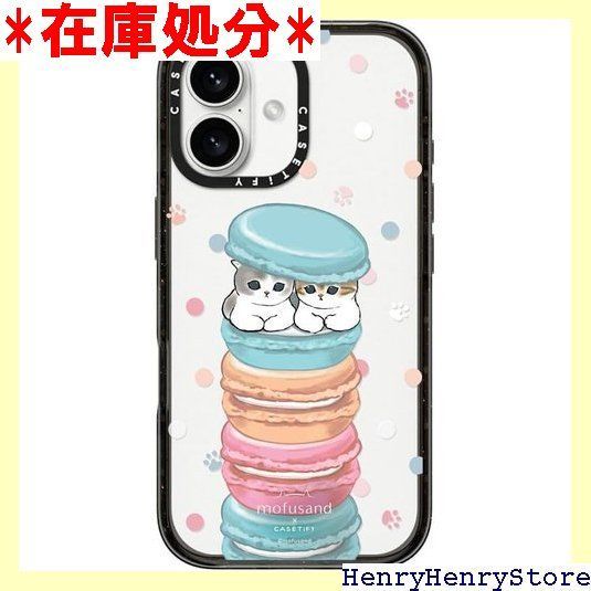 CASETiFY インパクト iPhone 16 ケース スリム | 2.5mの落下試験をクリア MIL規格4倍相当 | ワイヤレス充電に対応 - Chefs Special - クリア ブラック 1963