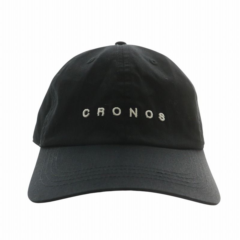 cronos キャップ CRONOS BLACK LOGO CAP【BLACK】