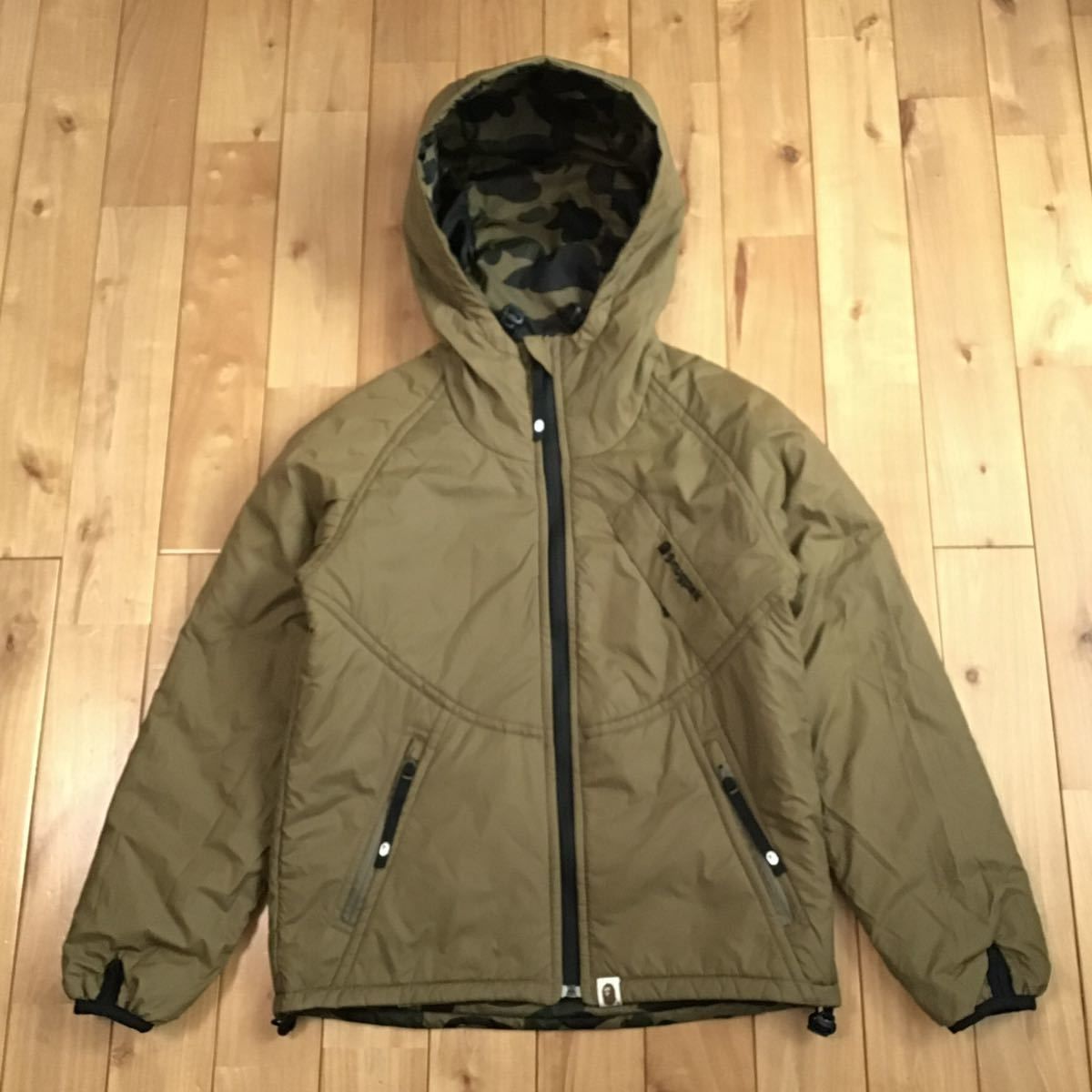 ☆リバーシブル☆ Snugpak × BAPE 中綿ジャケット Sサイズ 1st camo