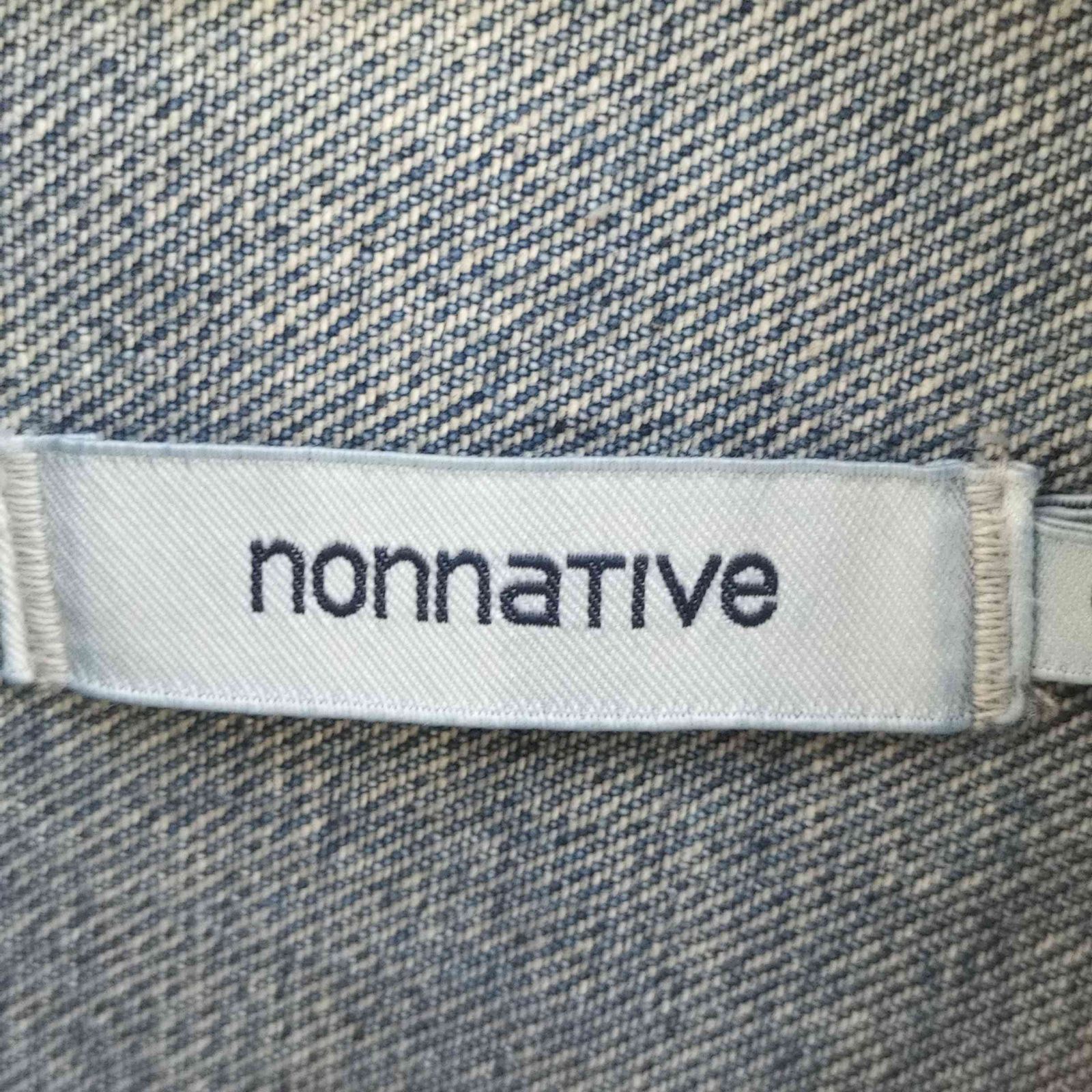 ノンネイティブ nonnative TRUCKER BLOUSON COTTON 12.5oz DENIM VW