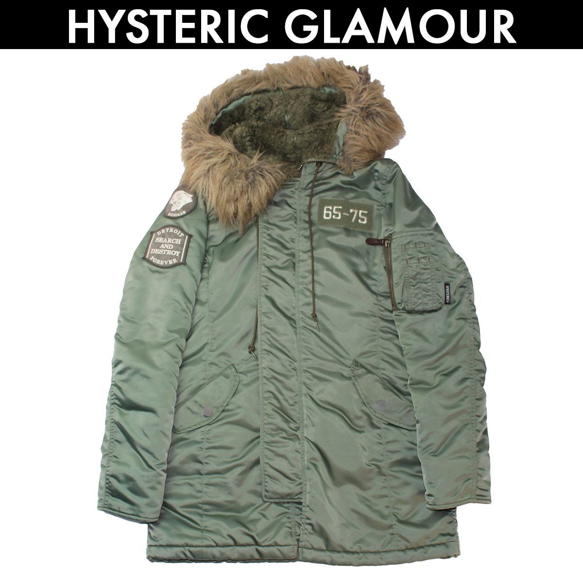 ヒステリックグラマー Hysteric Glamour モッズコート N-3B プリマ