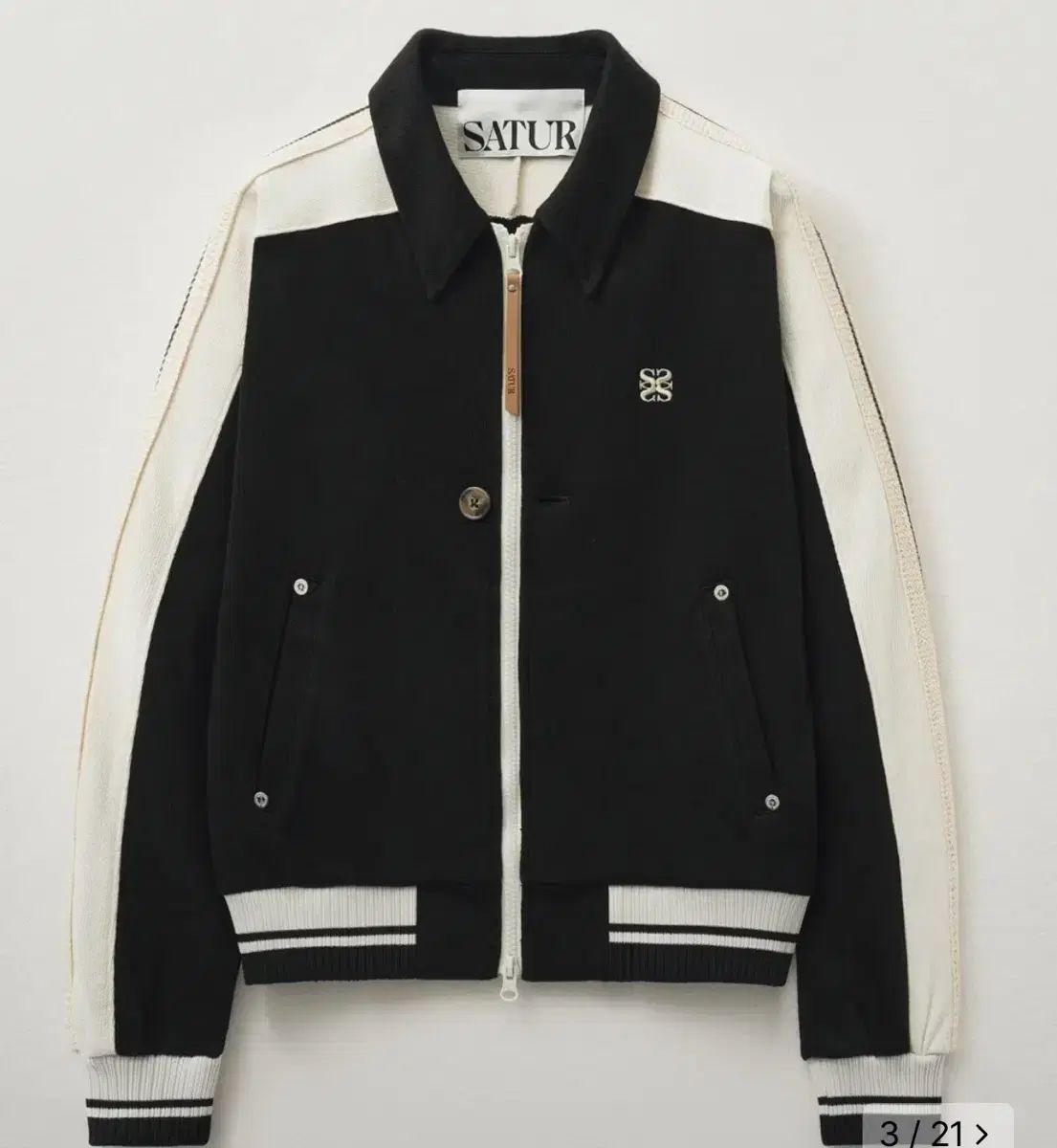 SATUR Track Jacket セター　トラックジャケット 中古・古着通販】SATUR (セター) トラックジャケット グリーン サイズ