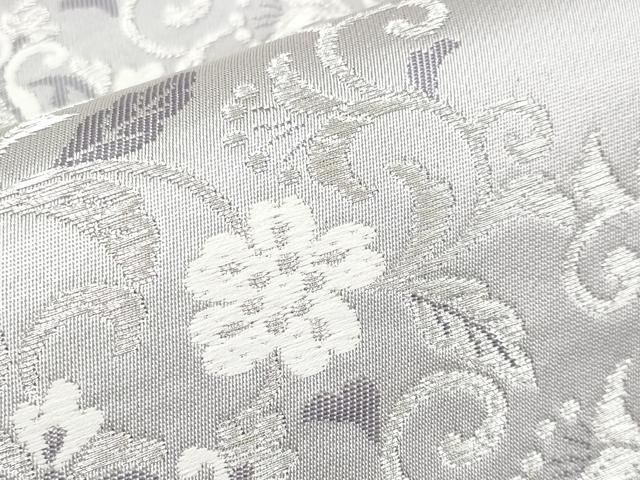 平和屋本店□極上 六通柄袋帯 唐織 王朝華文 銀糸 逸品 CYAA2224s5