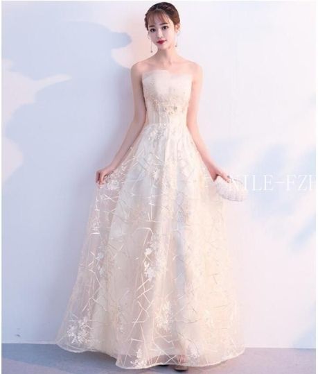 ウエディングドレス 結婚式 プリンセス 成人式 パーディードレス Aラインワンピース ピアノ3.17 忘年会 ロングドレス ステージ衣装 花嫁 オペラ声楽