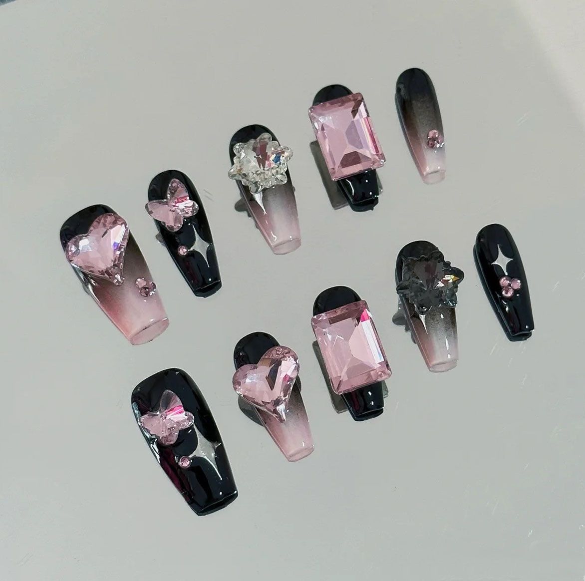 【2】ネイルチップオーダー オーダーネイル 量産型 ジャニオタ 地雷系 韓国系 6】ネイルチップオーダー オーダーネイル 量産型 ジャニオタ 地雷系 韓国系