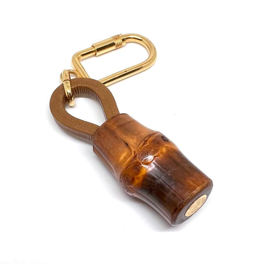 定番人気！ GUCCI 希少☆ グッチ キーホルダー バンブー キーリング 小物