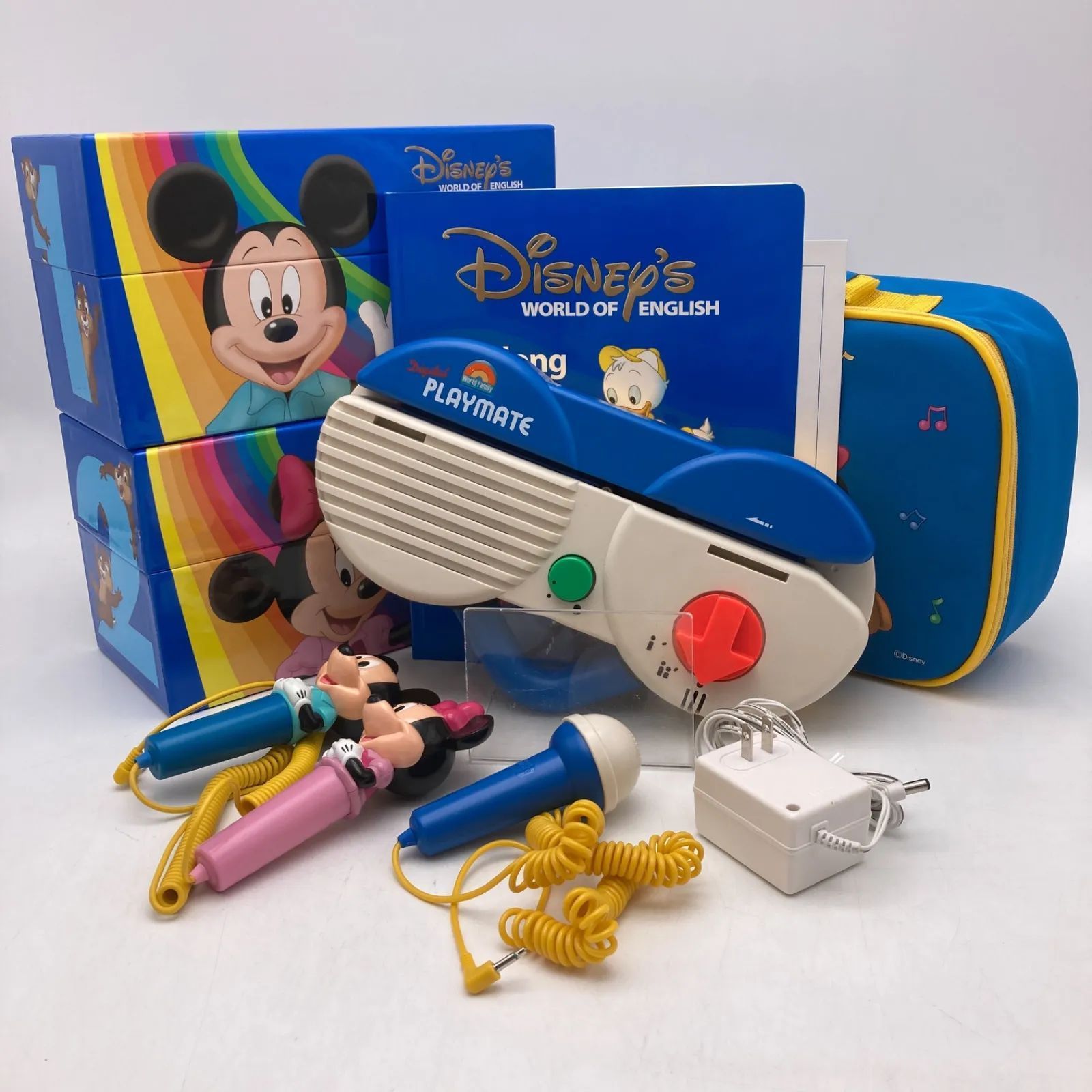 2018年購入 トークアロングセット　両面デジタル　ディズニー英語システム　DWE　Disney　ワールドファミリー　中古　203204
