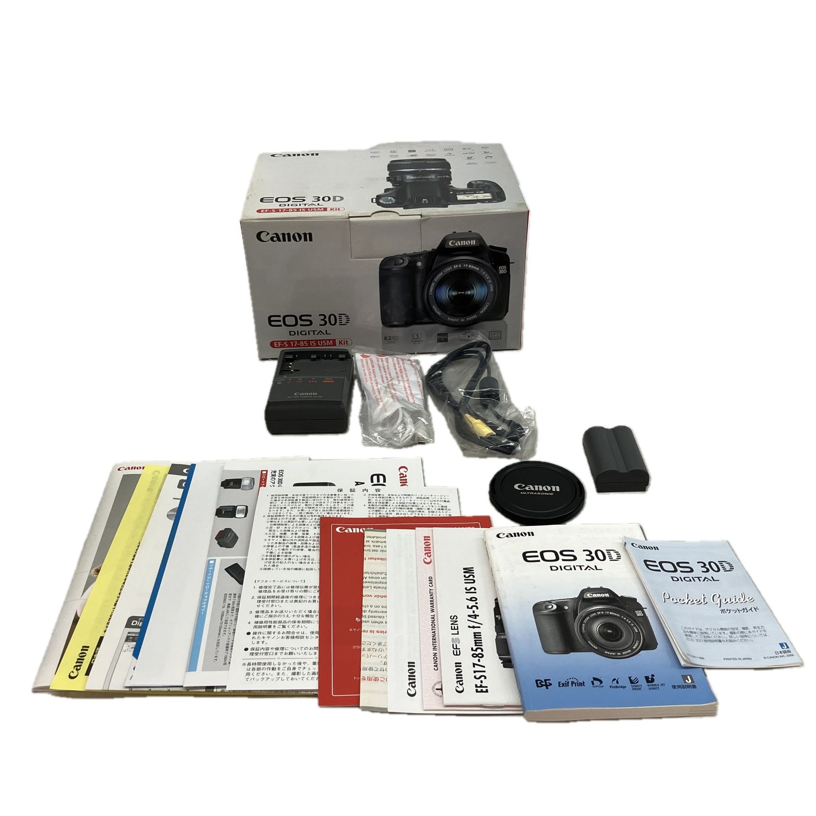 ◇Canon キャノン EOS 30D ◇説明書、元箱付き♪ ◇レンズキット♪