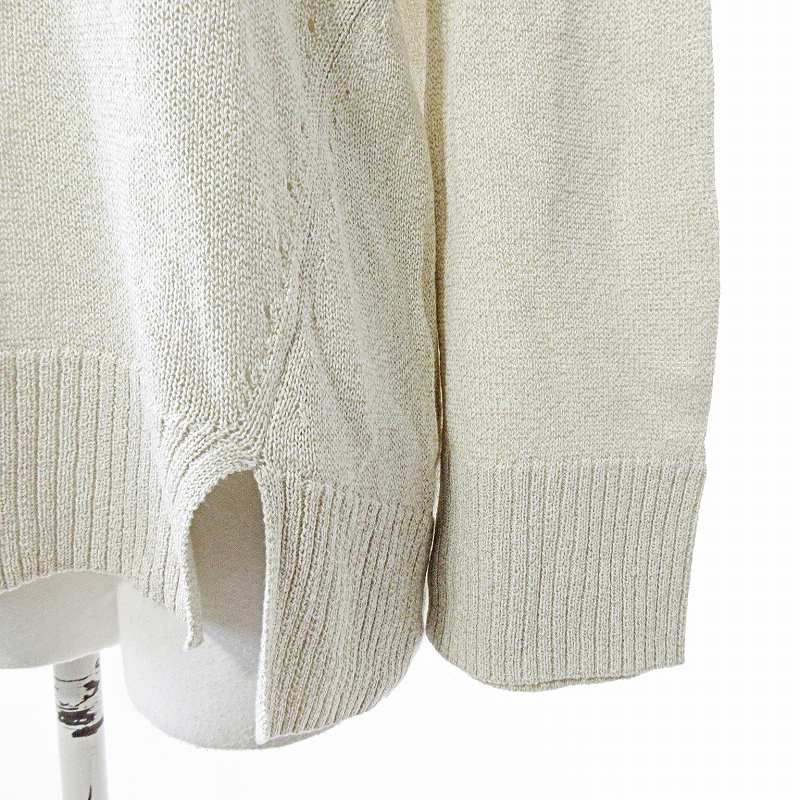 ロートレアモン LAUTREAMONT 美品 ニット カットソー 長袖 V