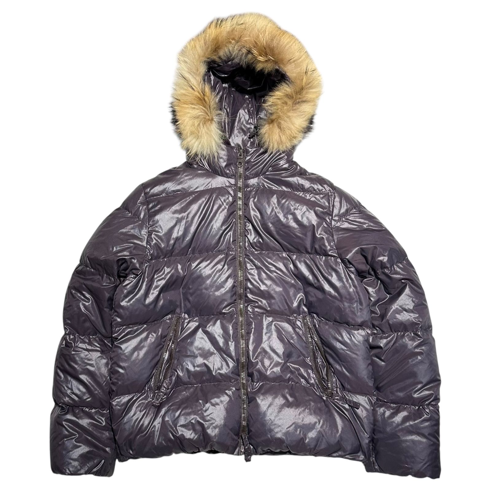 DUVETICA(デュベティカ) Fur-trimmed Hooded Down Jacket ファー装飾 
