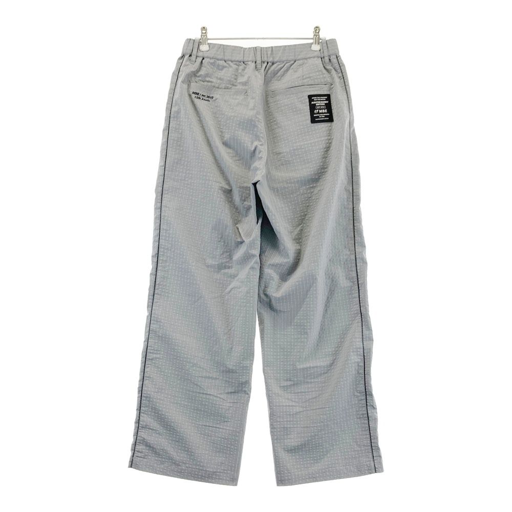 サイズ 1 MASTER BUNNY EDITION マスターバニーエディション モデル ストレッチ ロングパンツ ストライプ柄 グレー系 240101531161 ゴルフウェア レディース ストスト