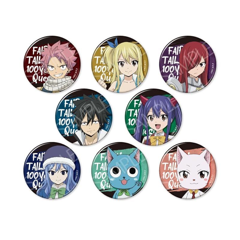 FAIRY TAIL 100 年クエスト ランダム缶バッジ 8個入りBOX