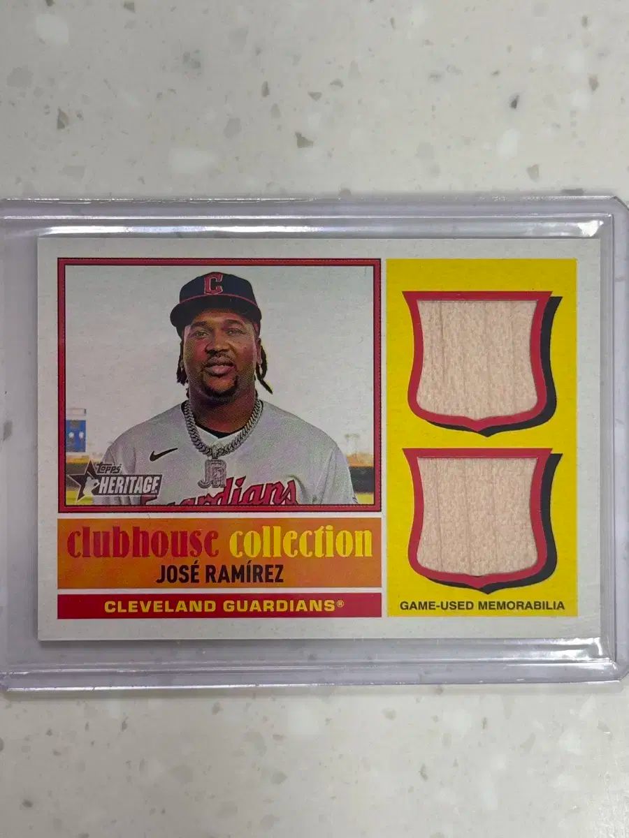 25 TOPPS トップス 遺産 クリーブランド ホセ ラミレス デュアル 遺物 SSP