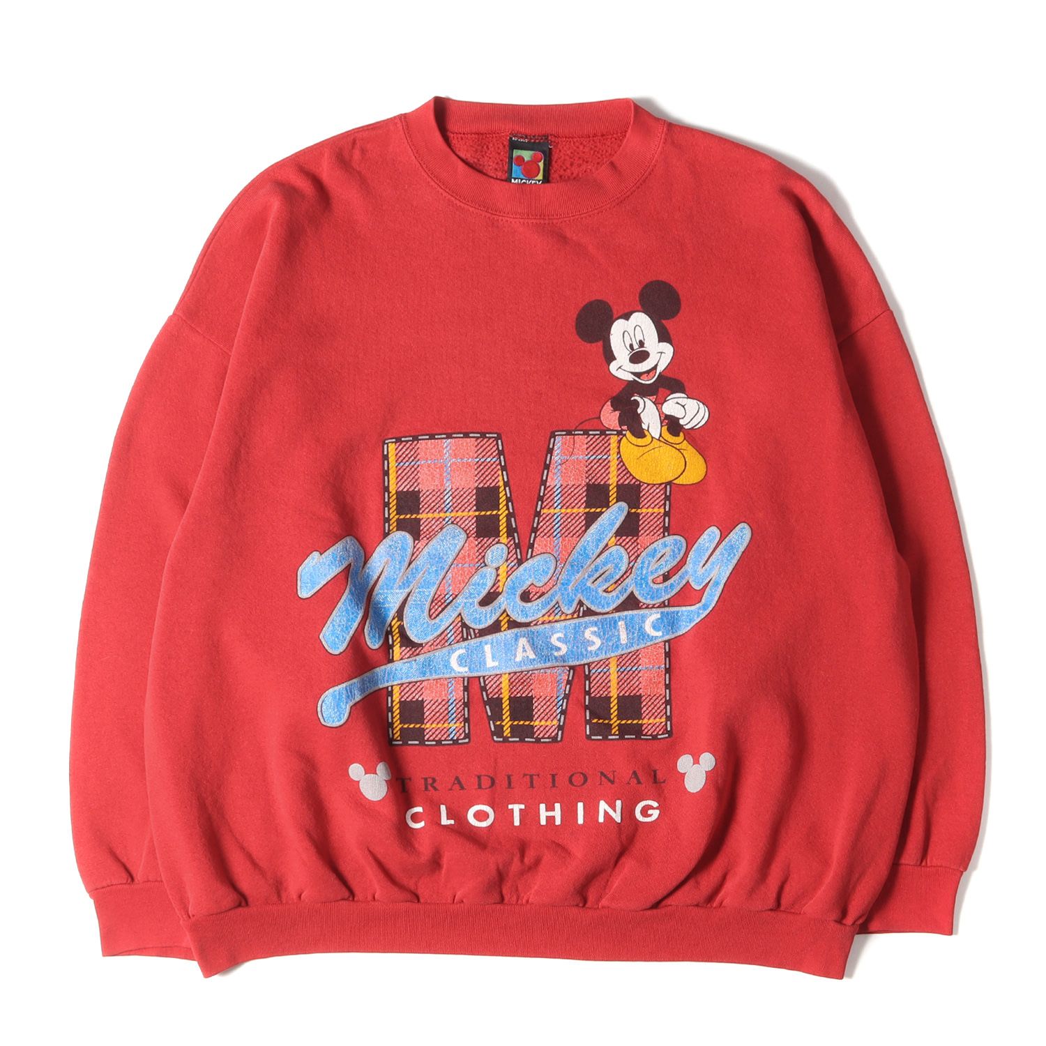 【USA製】90s ディズニー スウェット ミッキー XXL Disney ディズニー スウェット サイズ:2XL 90s ミッキーマウス クルー