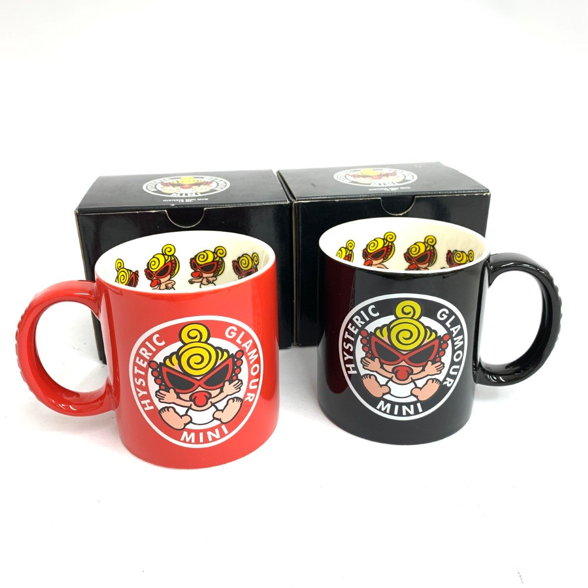 ヒステリックミニ HYSTERIC GLAMOUR MINI ヒスミニ マグカップ 赤黒 2